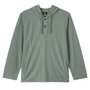 O'Neill Bavaro Solid Poncho Pullover Fleece Men's Hoodie - Sage