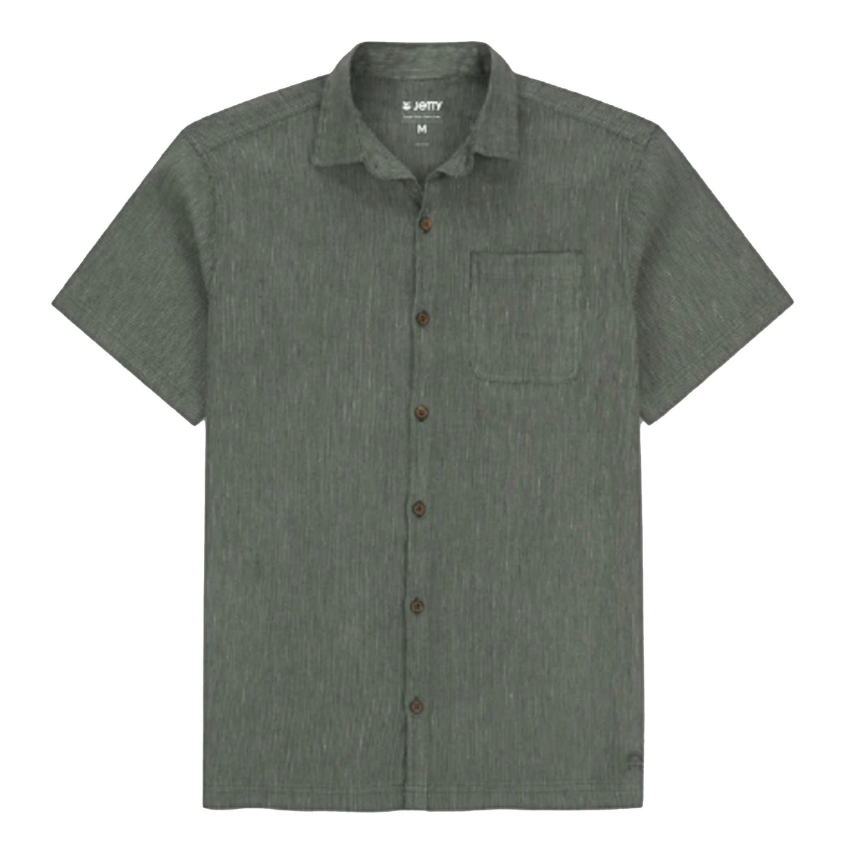 Jetty Daybreak Woven Men's S/S Dress Shirt - Sage Green