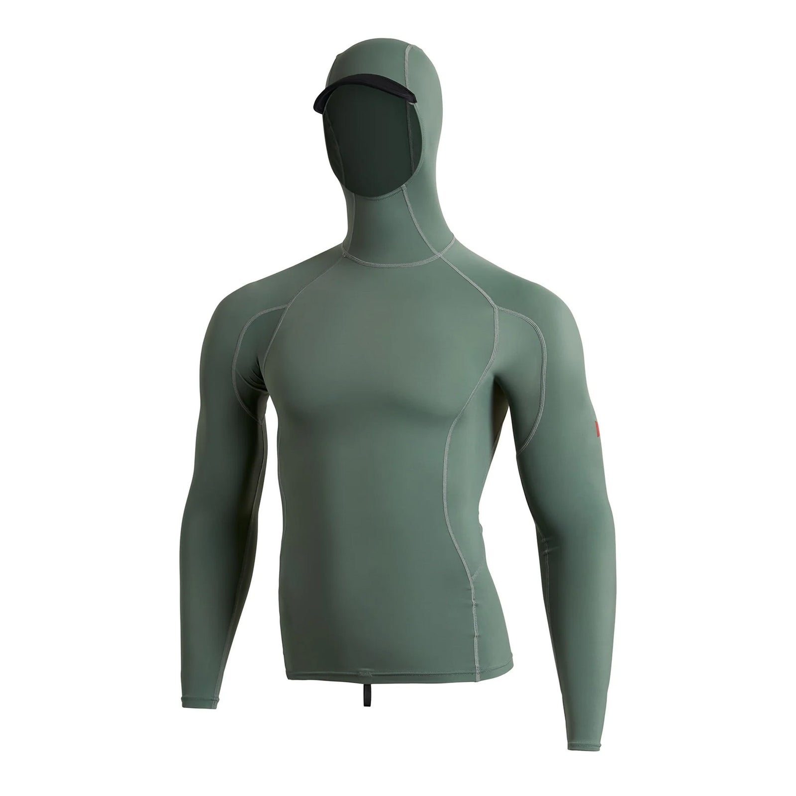 Florence Marine X Utility Pocket Men's L/S Hooded Rashguard - Dark Sage