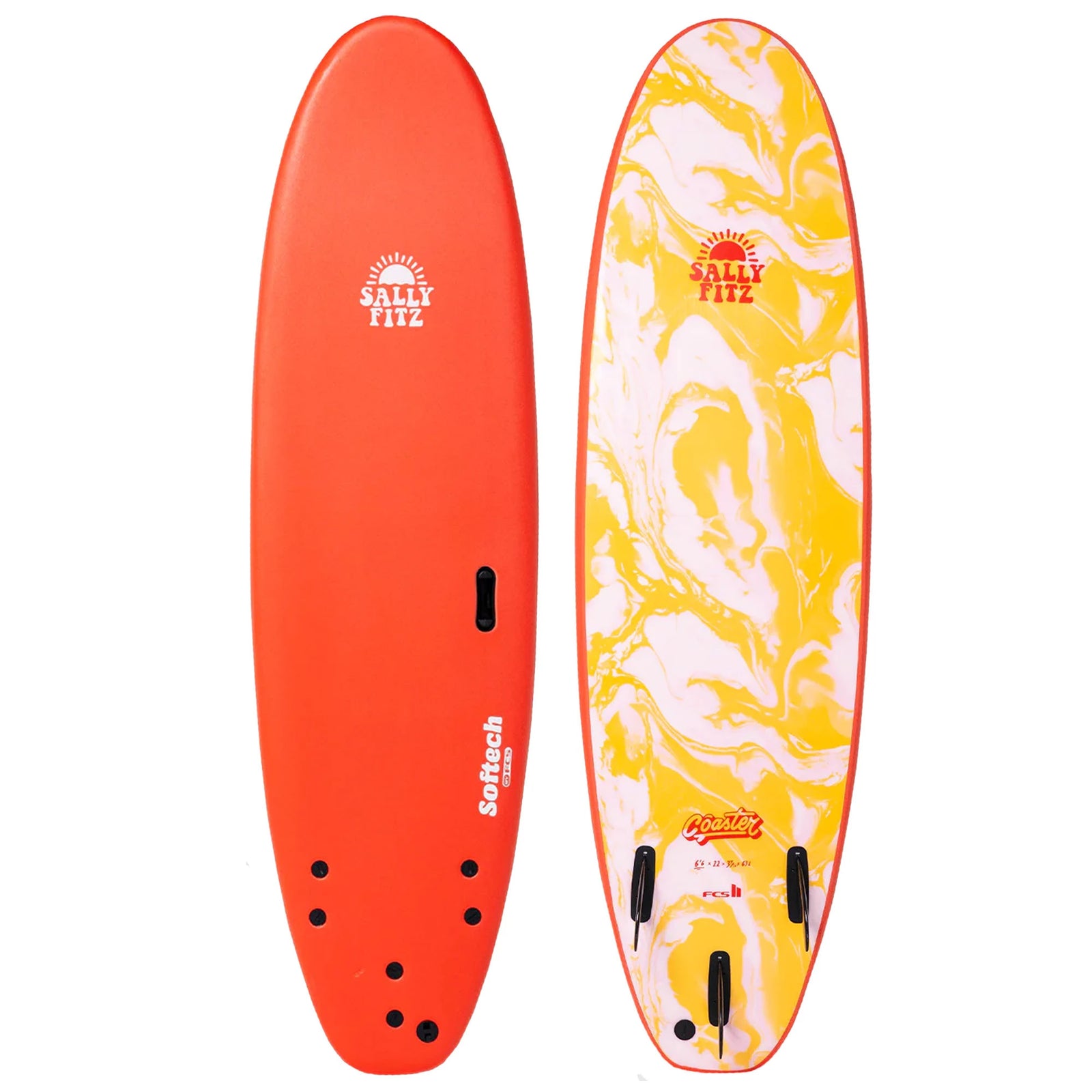 Softech Sally Fitz Coaster 8'0 Soft Surfboard - Chilli