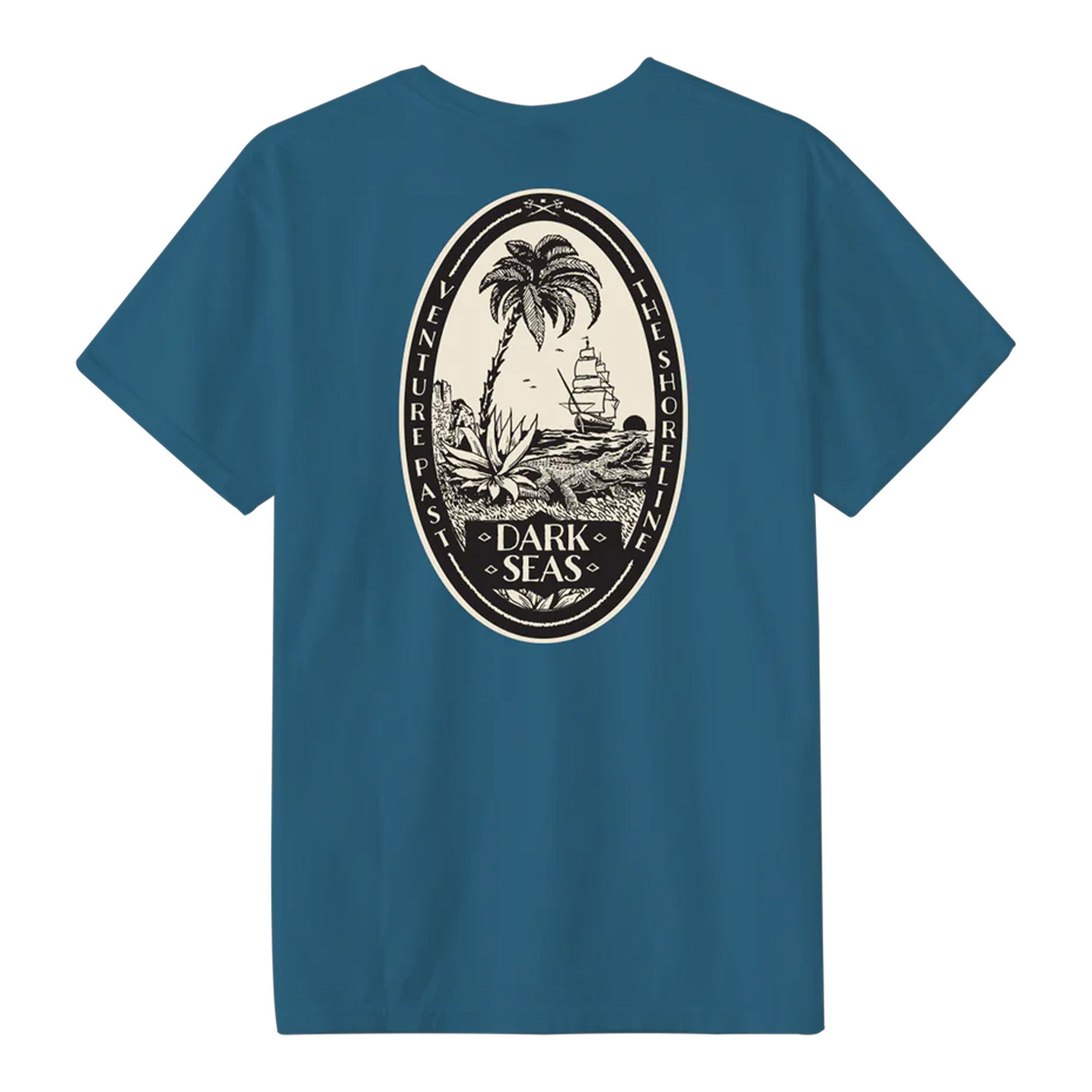 Dark Seas Embargo Pigment Men's S/S T-Shirt - Slate