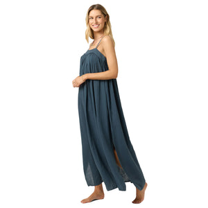 O'Neill Saltwater Solids Sai Maxi Cover-Up Women's Dress - Slate