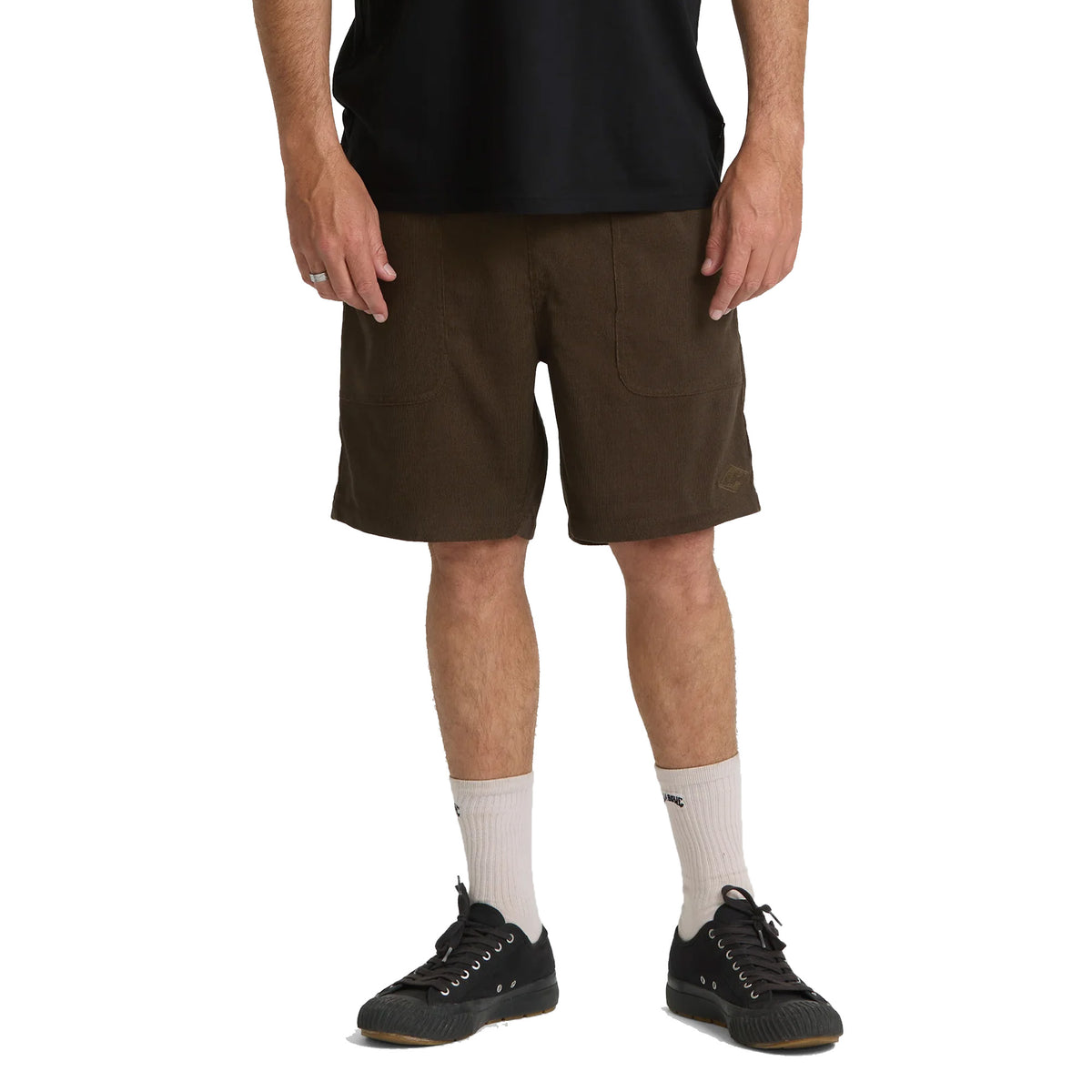Billabong De La Cruz Cord 18" Amphibian Hybrid Men's Walkshorts - Slate Black