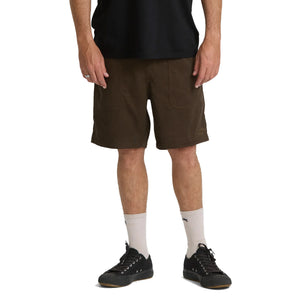 Billabong De La Cruz Cord 18" Amphibian Hybrid Men's Walkshorts - Slate Black
