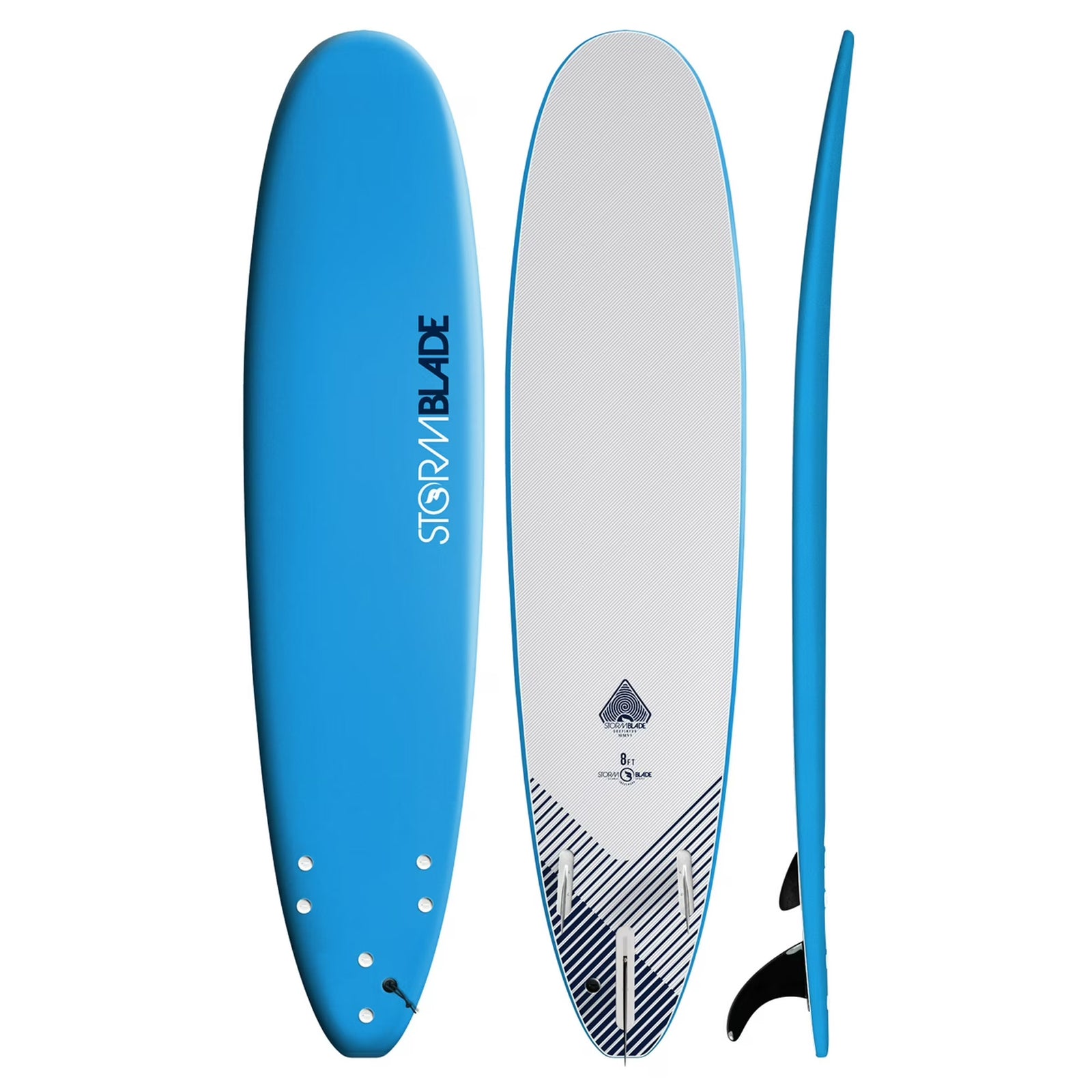 Storm Blade Classic 7'0 Soft Surfboard - Azure Blue