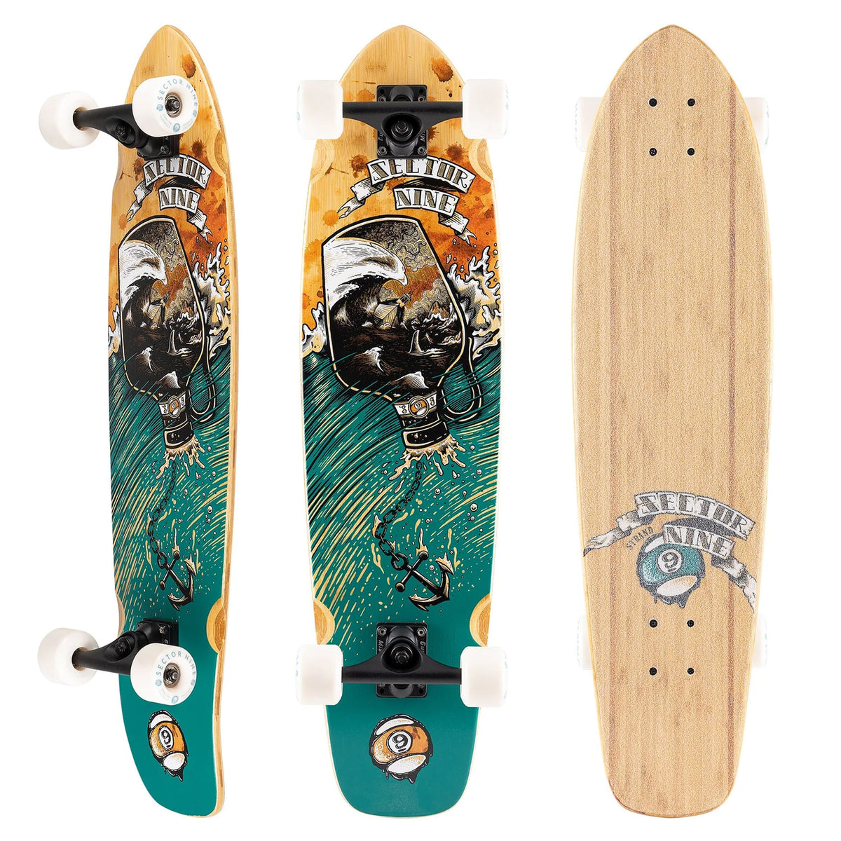 Sector 9 Strand Storm 34” Complete Skateboard