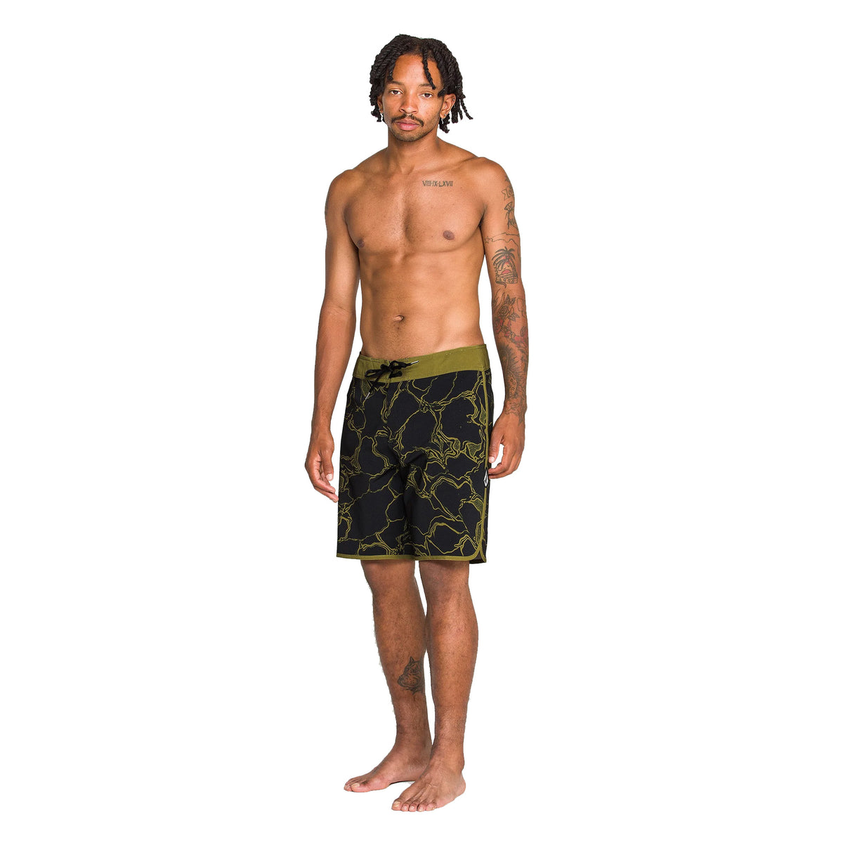Volcom Infuse Scallop 19" Men's Boardshorts - Sonic Green