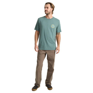 Roark Goin Global Premium Men's S/S T-Shirt - Slate Green