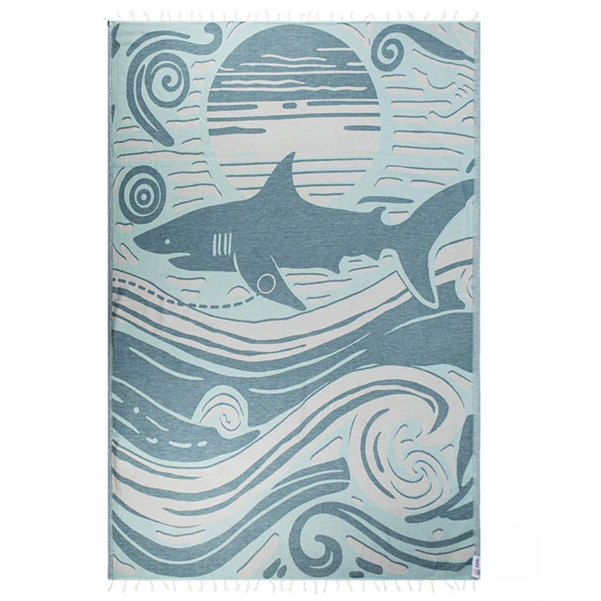 Sand Cloud Fahlo Large Towel - Voyage Shark