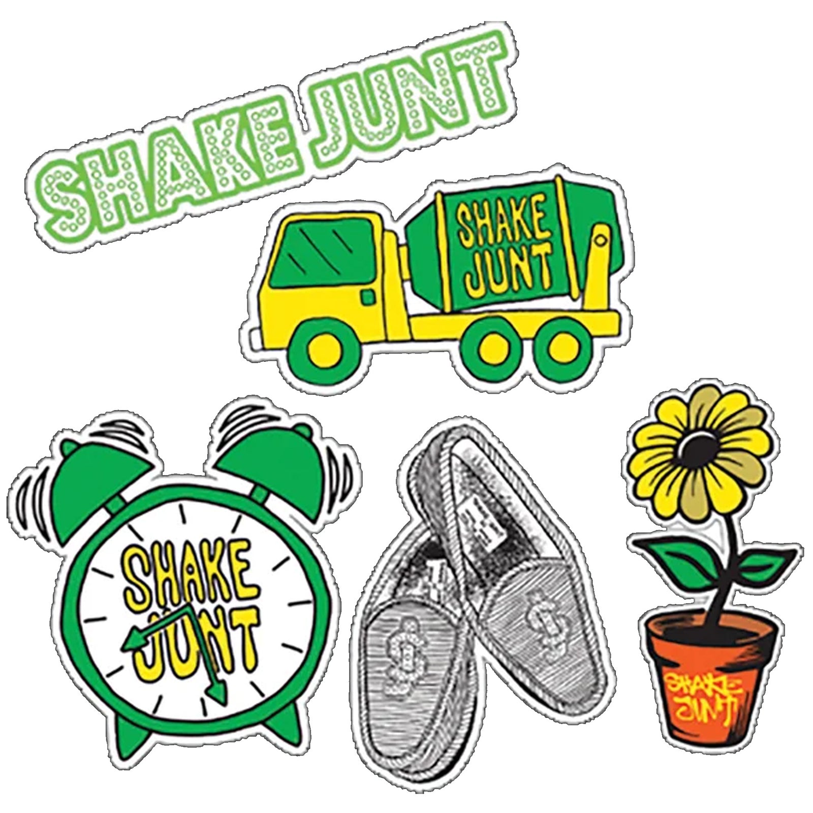 Shake Junt Slippers Assorted 12pk Sticker Pack