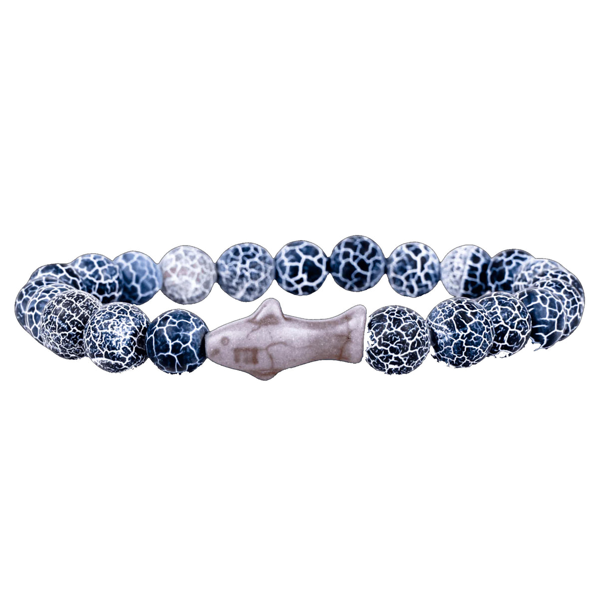 Fahlo The Voyage Shark Tracking Bracelet - Deep Blue