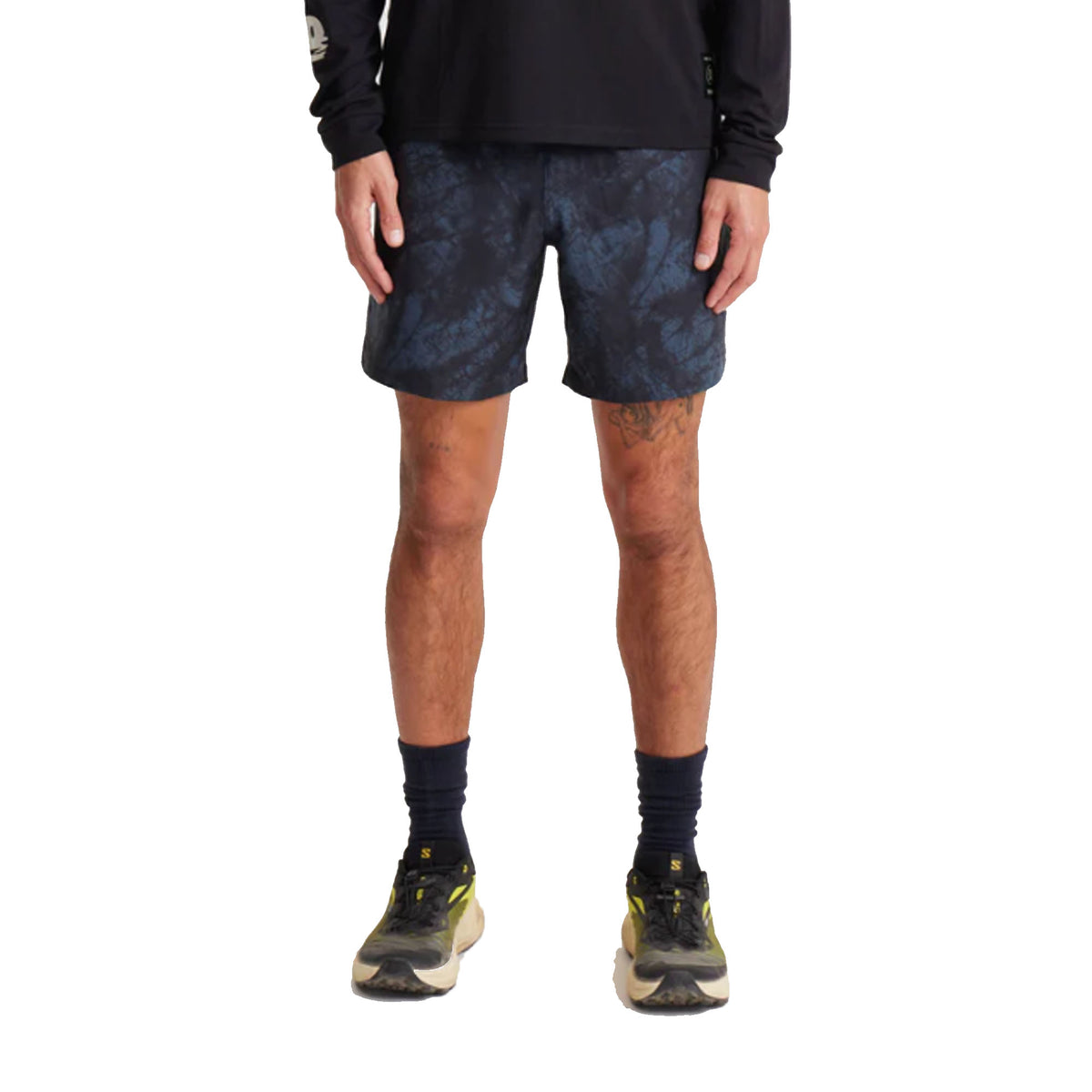 Roark Serrano 7" Active Stretch Men's Walkshorts - Navy Tie Dye