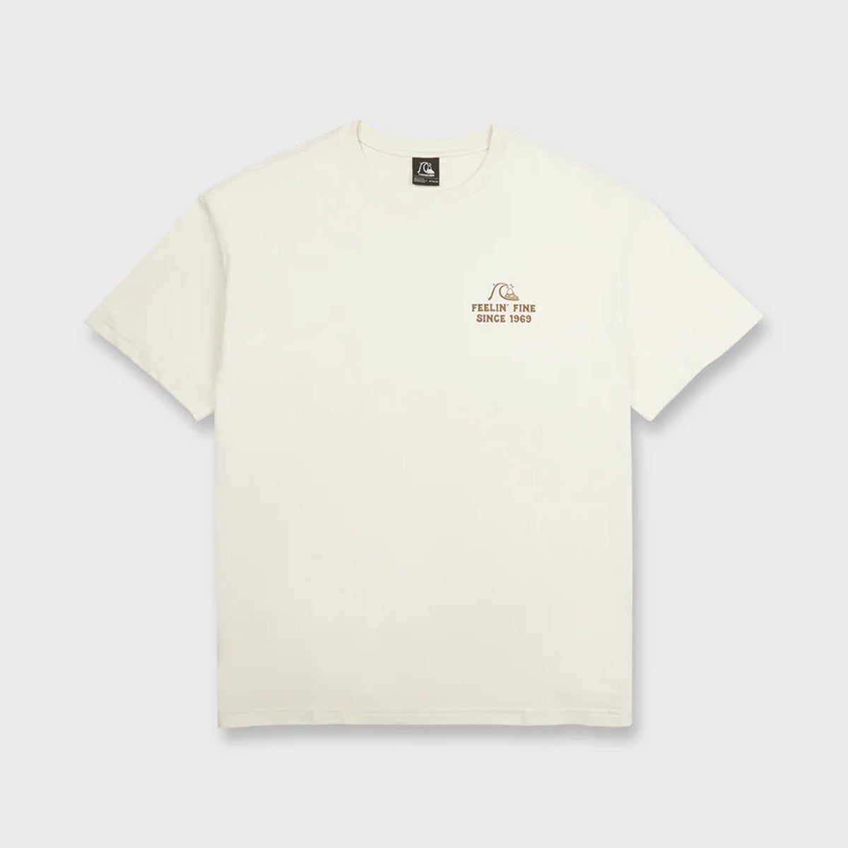 Quiksilver Originals Hawaiian Paradise Men's S/S T-Shirt - Silver Birch