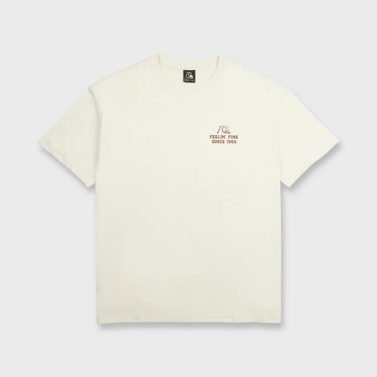 Quiksilver Originals Hawaiian Paradise Men's S/S T-Shirt - Silver Birch