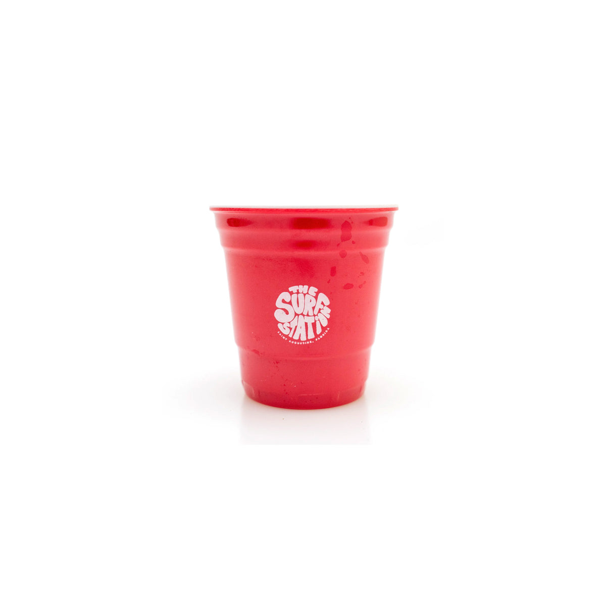 Surf Station Shot Glass Plastic - 1.5oz/Red/Hippie