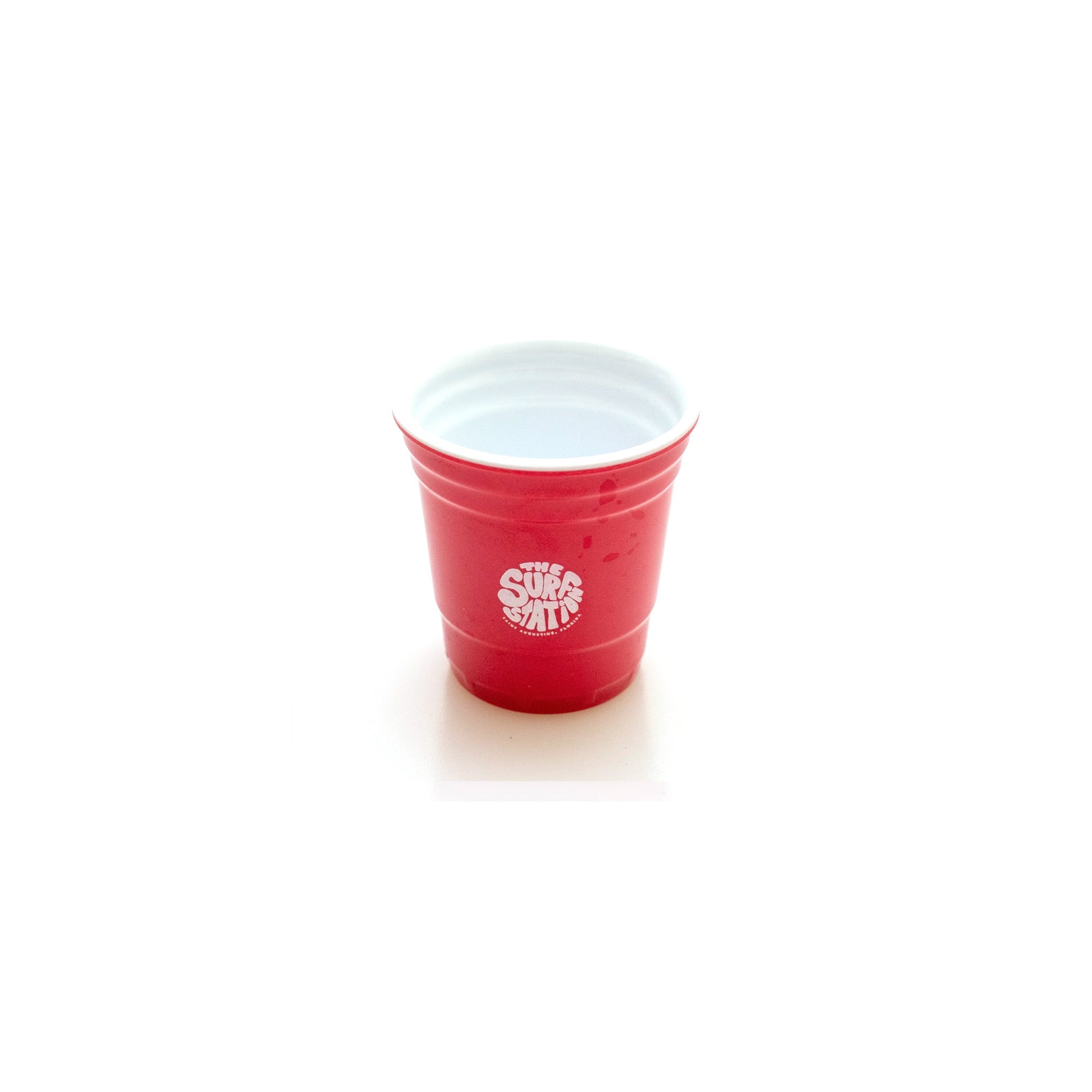 Surf Station Shot Glass Plastic - 1.5oz/Red/Hippie