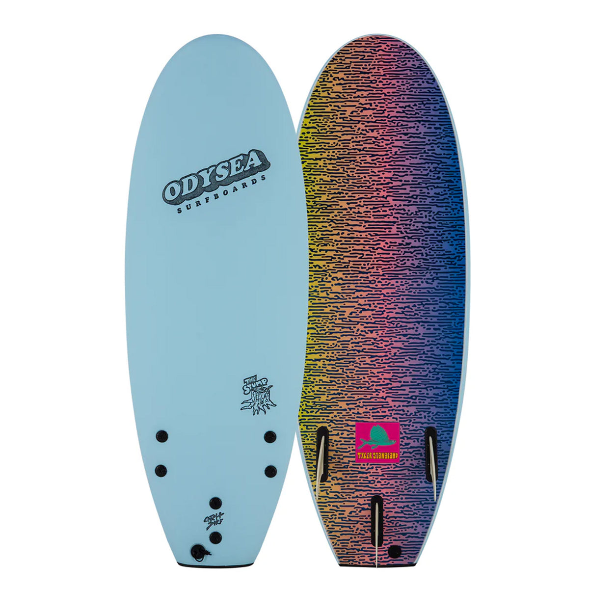 Catch Surf Odysea Stump Tyler Stanaland PRO 5'0 Thruster Soft Surfboard - Sky Blue