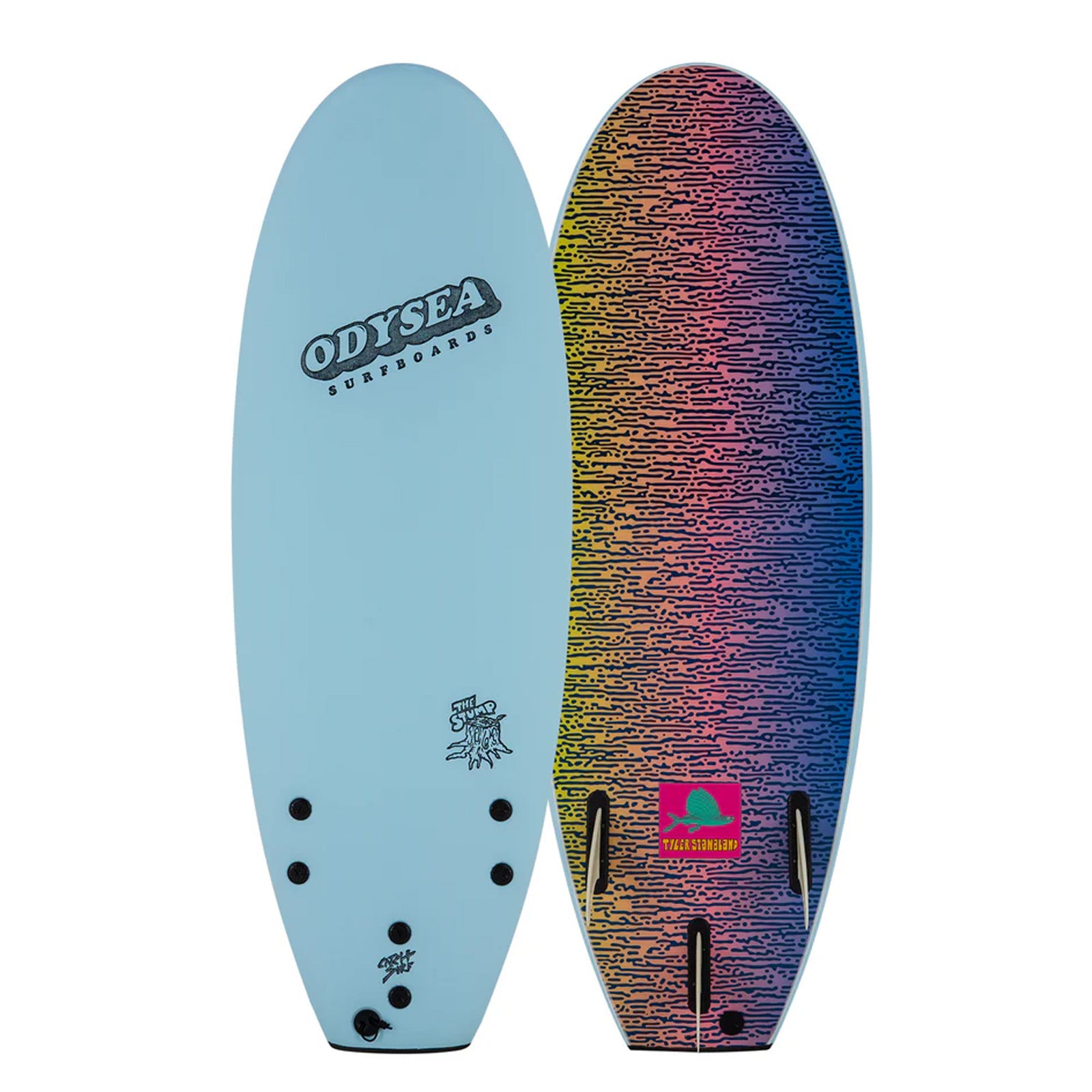 Catch Surf Odysea Stump Tyler Stanaland PRO 5'0 Thruster Soft Surfboard - Sky Blue