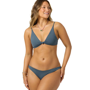 O'Neill Saltwater Solids Pismo Bralette Women's Bikini Top - Slate