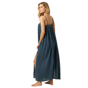 O'Neill Saltwater Solids Sai Maxi Cover-Up Women's Dress - Slate
