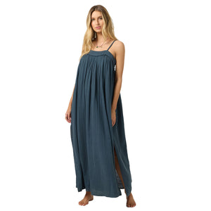 O'Neill Saltwater Solids Sai Maxi Cover-Up Women's Dress - Slate