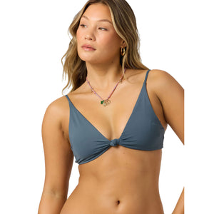 O'Neill Saltwater Solids Pismo Bralette Women's Bikini Top - Slate