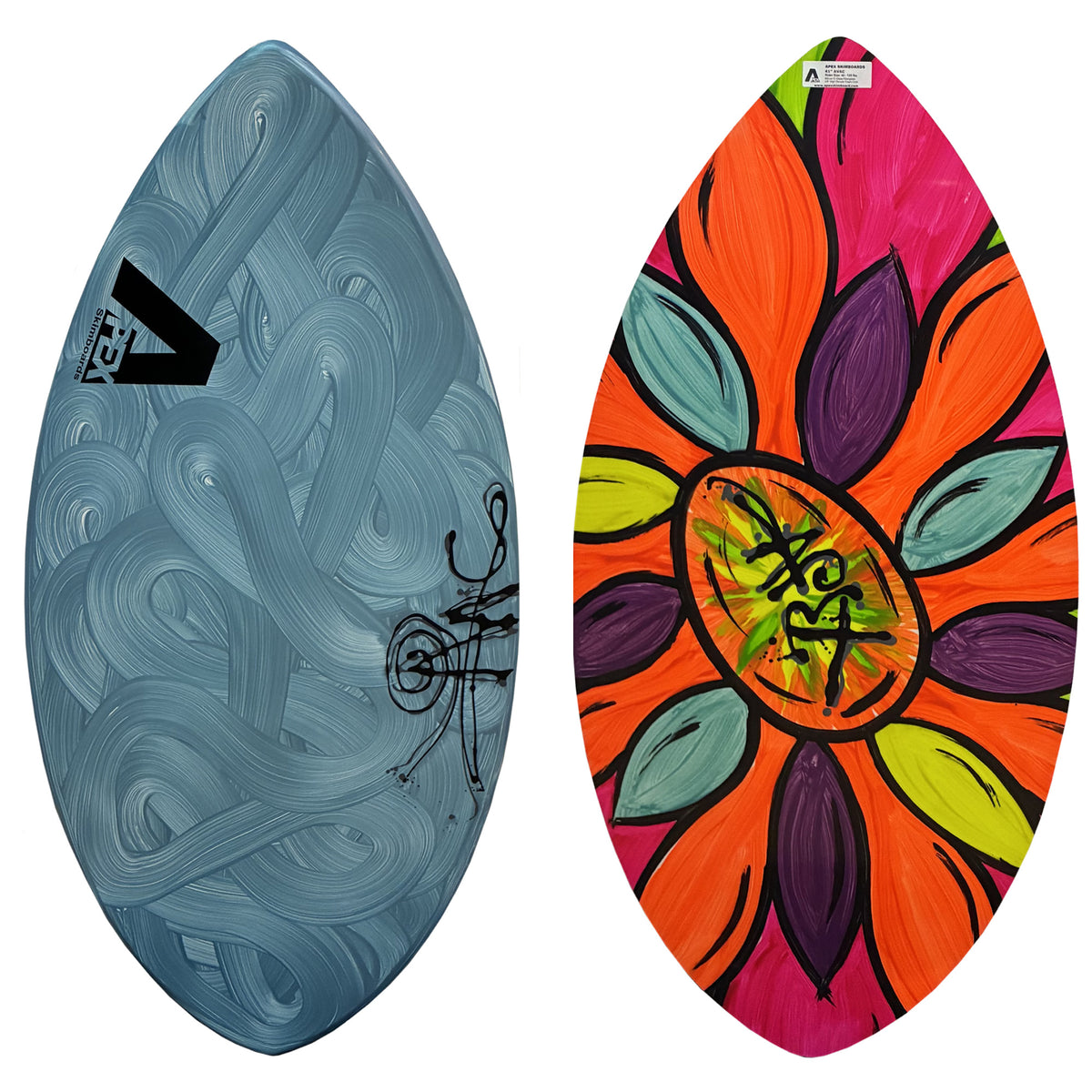 Apex AVAC 41" Skimboard - Sky Swirl/Flowers