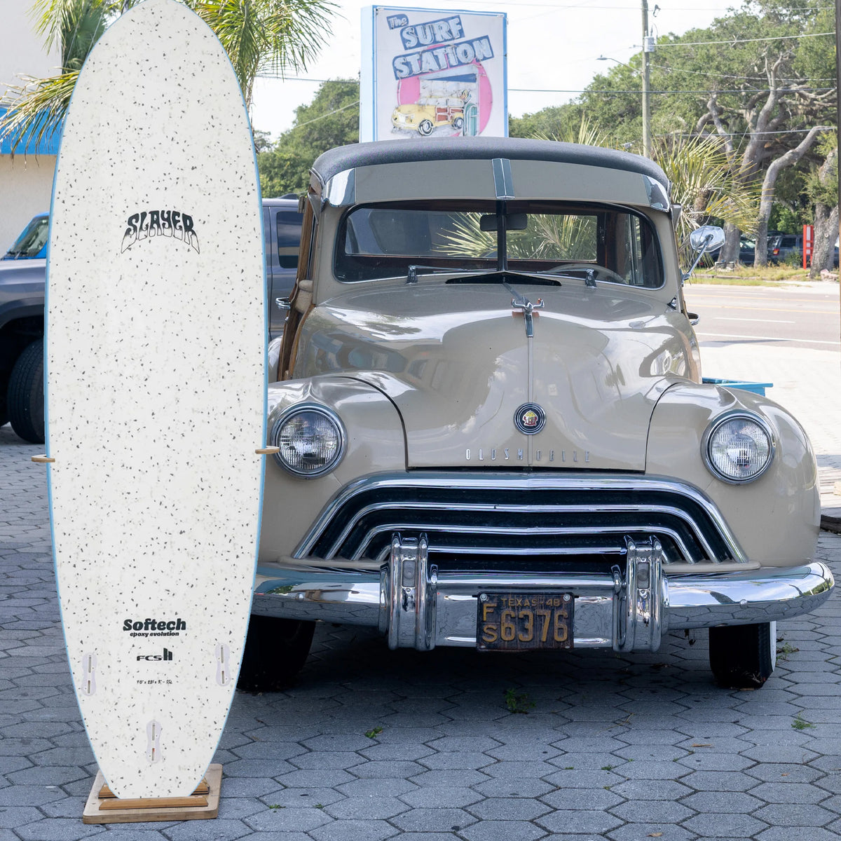 Softech Slayer 7'0 Soft Surfboard - Clear Sky