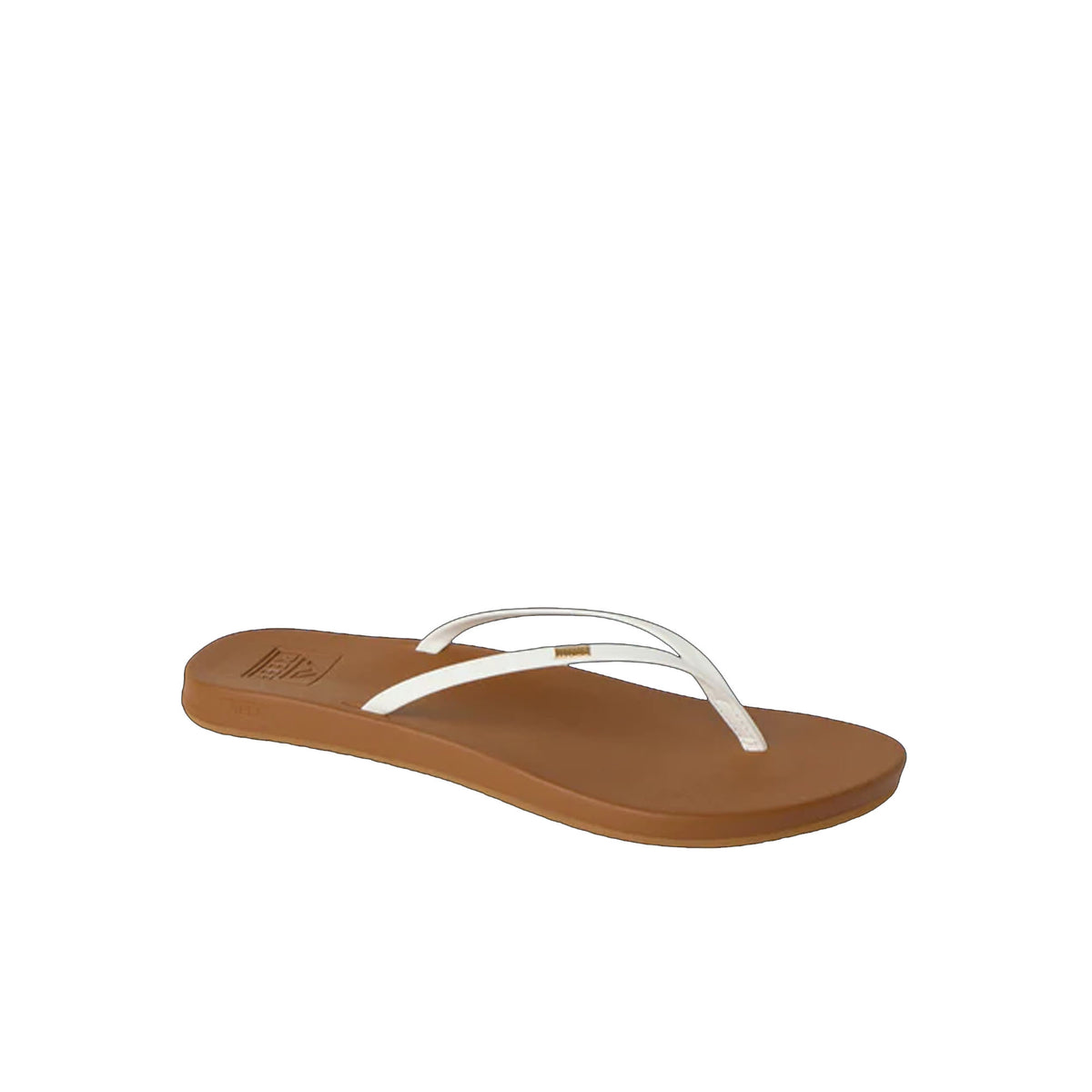 Reef Cushion Slim Women's Sandals - White/Tan