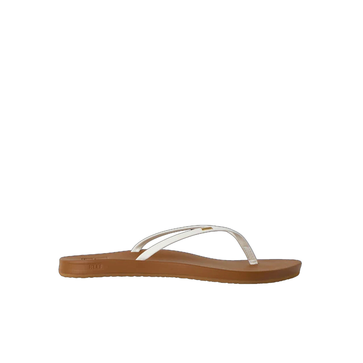 Reef Cushion Slim Women's Sandals - White/Tan