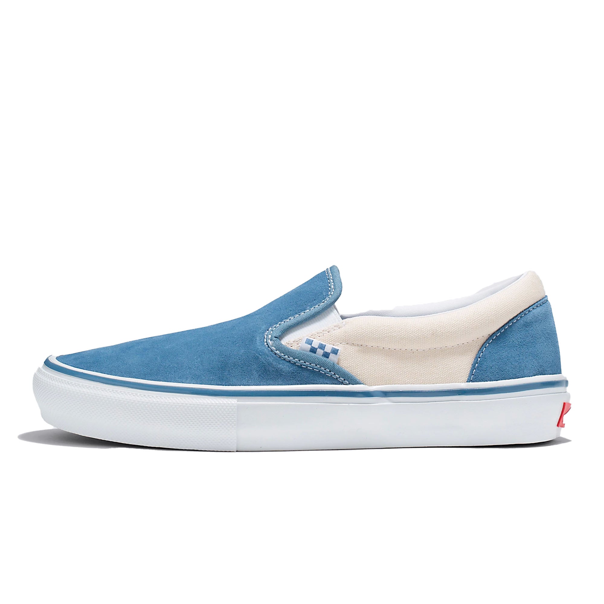 slip on vans blue