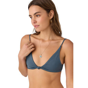 O'Neill Saltwater Solids Pismo Bralette Women's Bikini Top - Slate