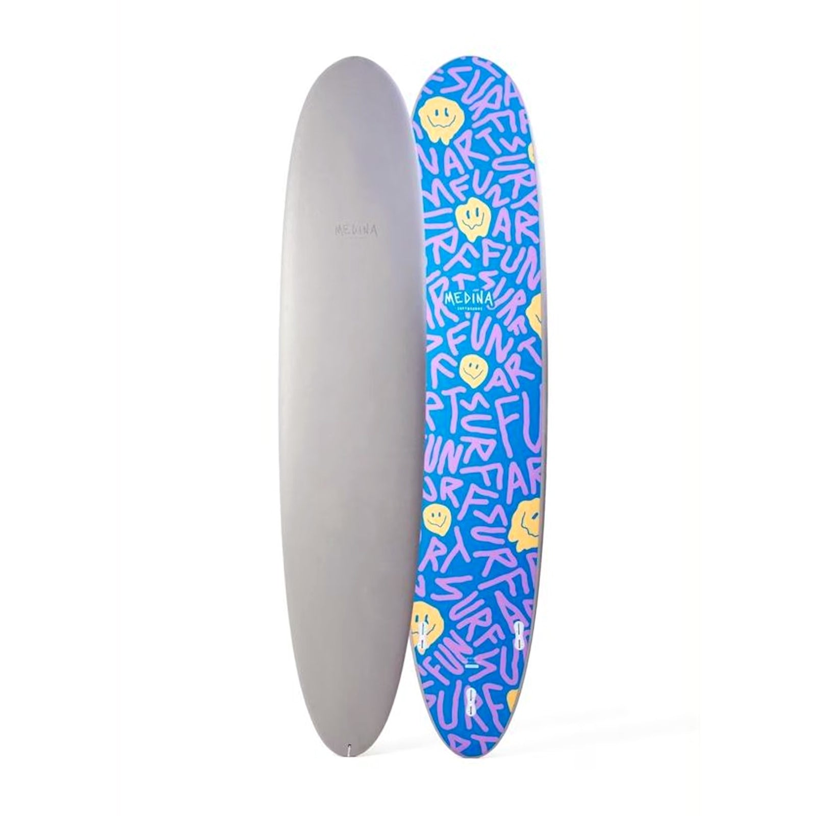 Medina Smile 8'0 Soft Surfboard - Grey