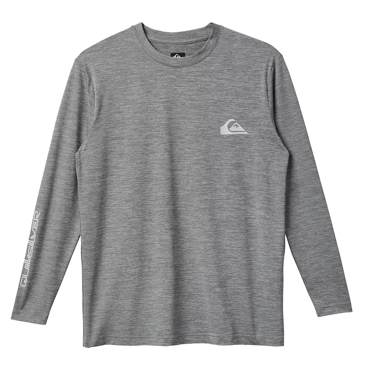 Quiksilver DNA Men's L/S Surf Shirt - Smoke Grey Heather
