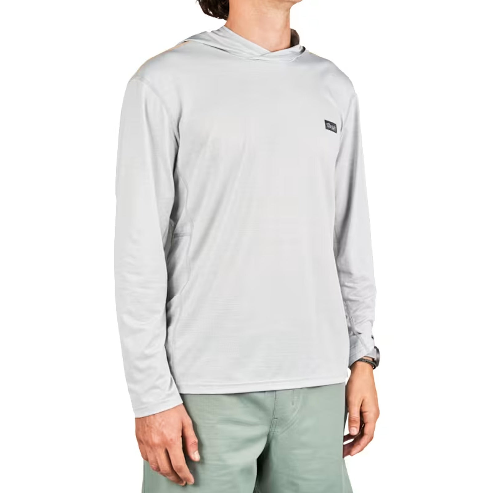 Marsh Wear High Noon HD Performance Men's L/S Hoodie - Smoke Heather