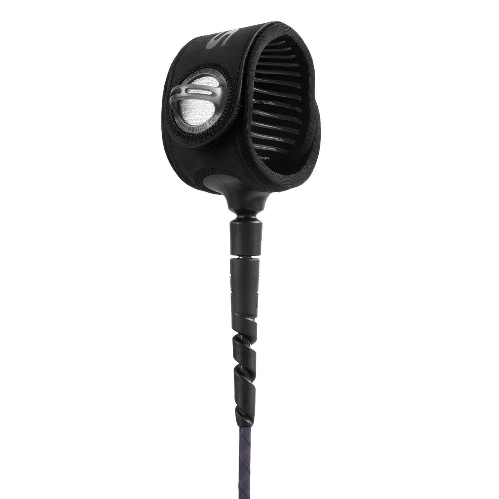 FCS Freedom Helix All Round Surfboard Leash - 6'/Smoke/White