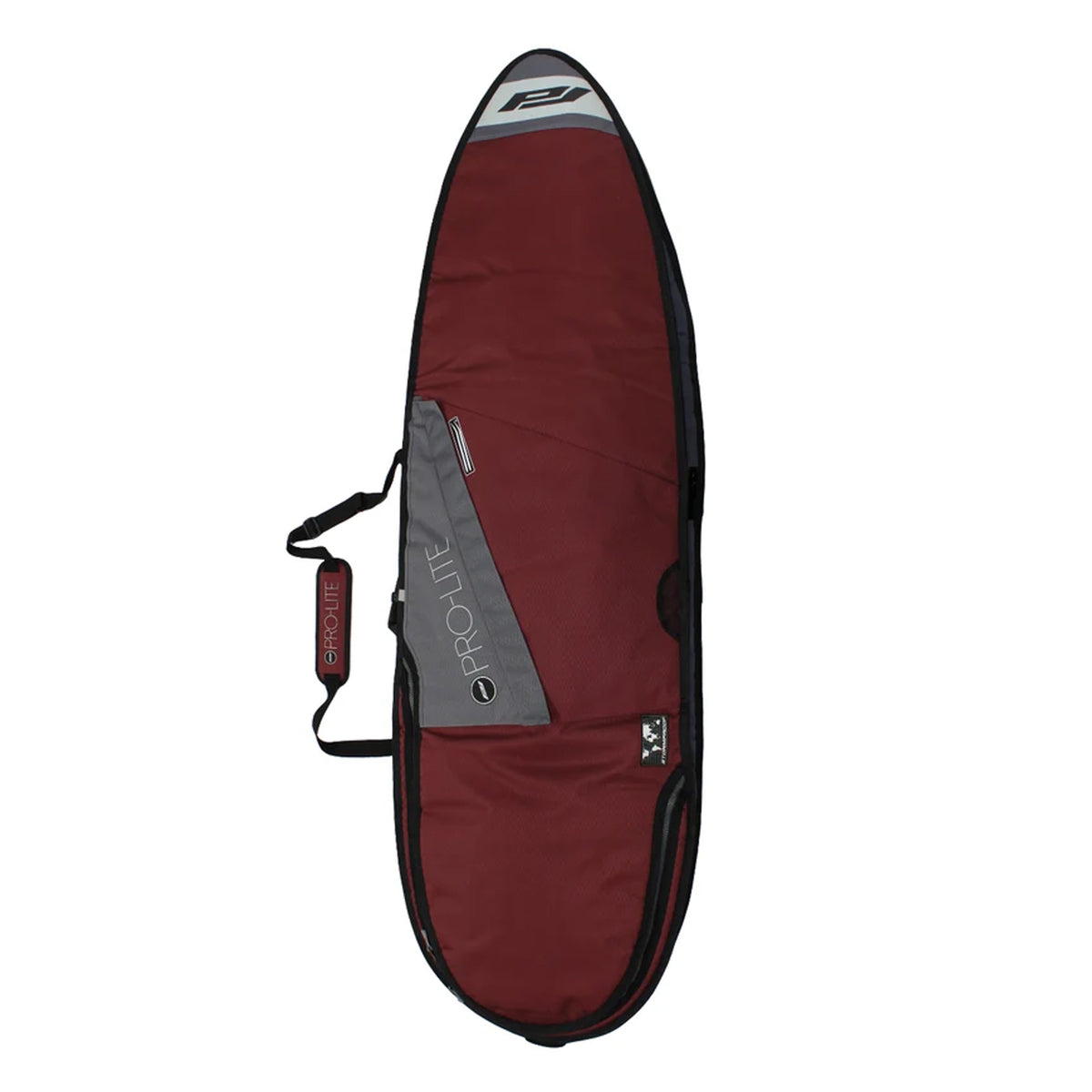 Pro-Lite Smuggler Series Shortboard Double/Triple Travel Surfboard Bag - Maroon