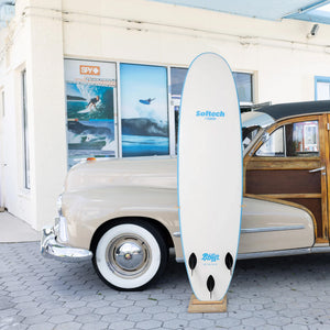 Softech Roller 2.0 8'0 Soft Surfboard - Sky Blue