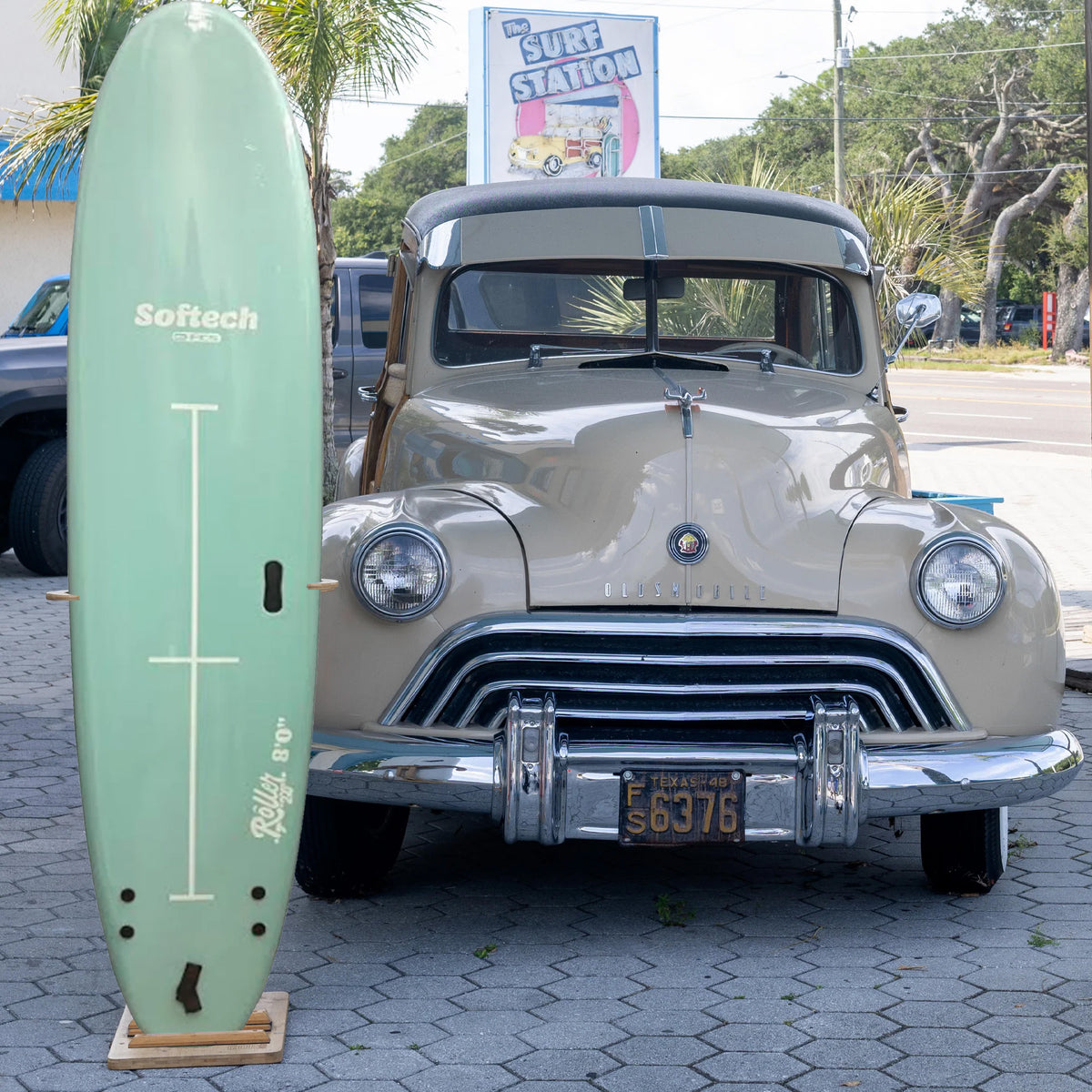 Softech Roller 2.0 6'6 Soft Surfboard - Seafoam