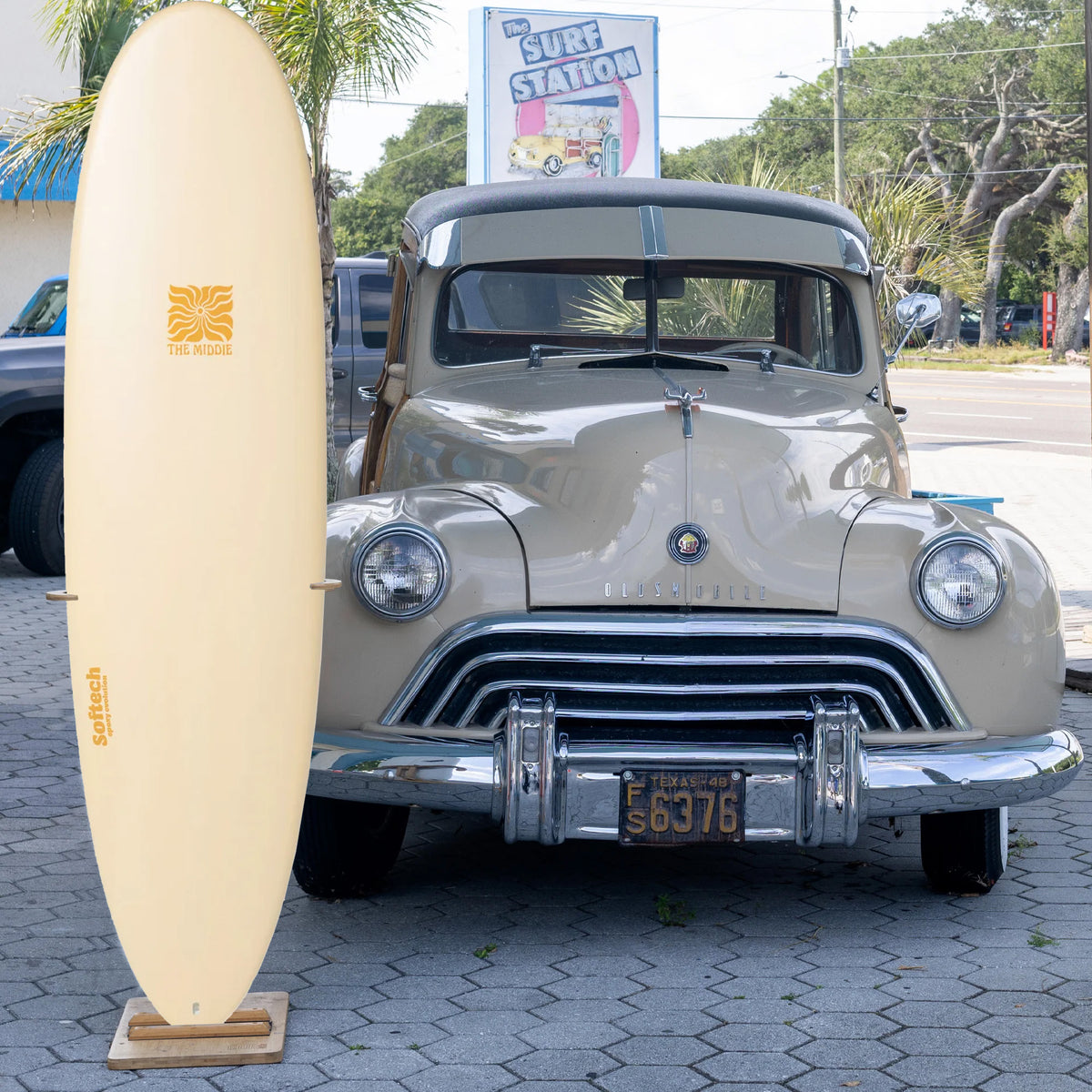 Softech The Middie 6'10 Soft Surfboard - Butter Palms