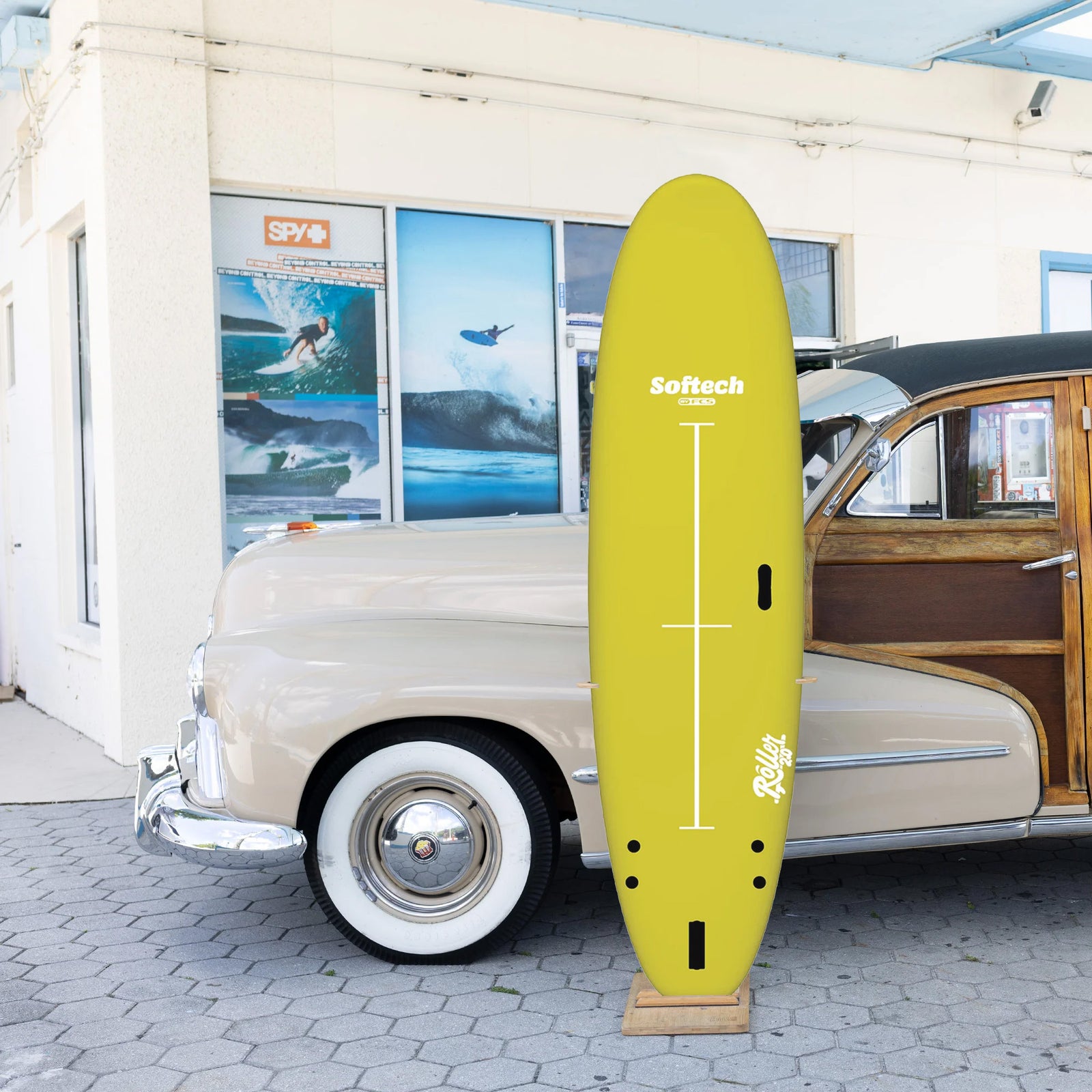 Softech Roller 2.0 7'6 Soft Surfboard - Yellow