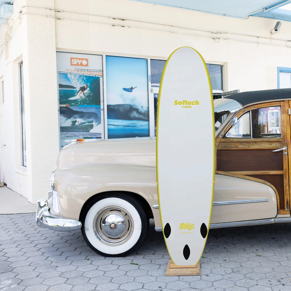 Softech Roller 2.0 7'6 Soft Surfboard - Yellow