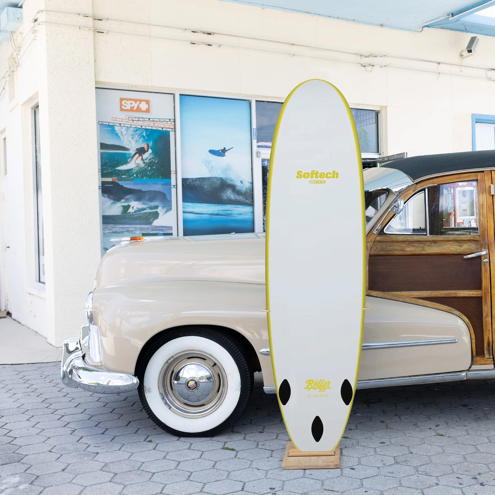 Softech Roller 2.0 7'6 Soft Surfboard - Yellow