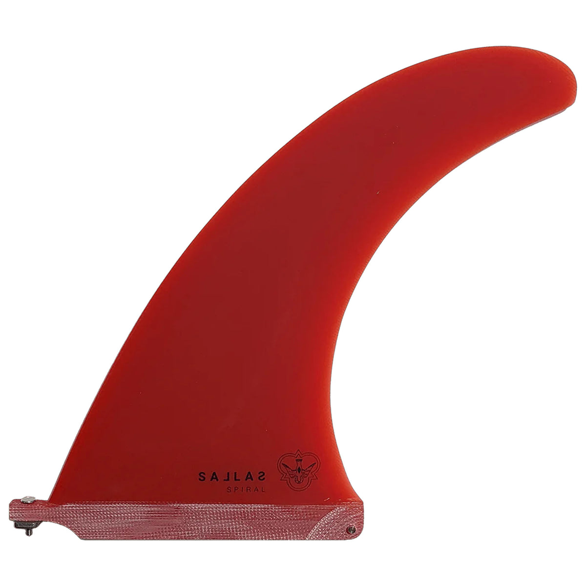 Flying Diamonds Sallas Spiral Longboard Fin - 9"/Kali Red