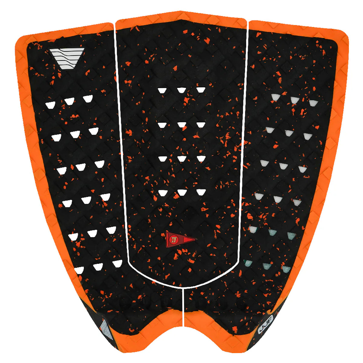 VEIA JJF Round Tail Pro Traction Pad - Space/Hi Vis Orange