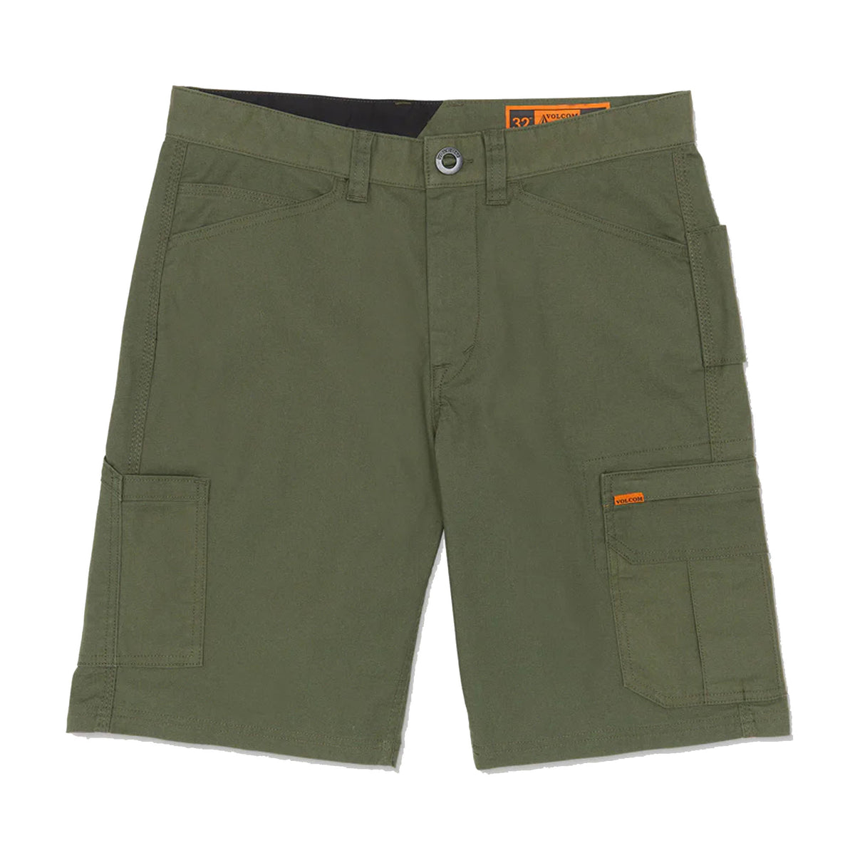 Volcom Workerwear Gage 21" Men's Walkshorts - Squadron Green