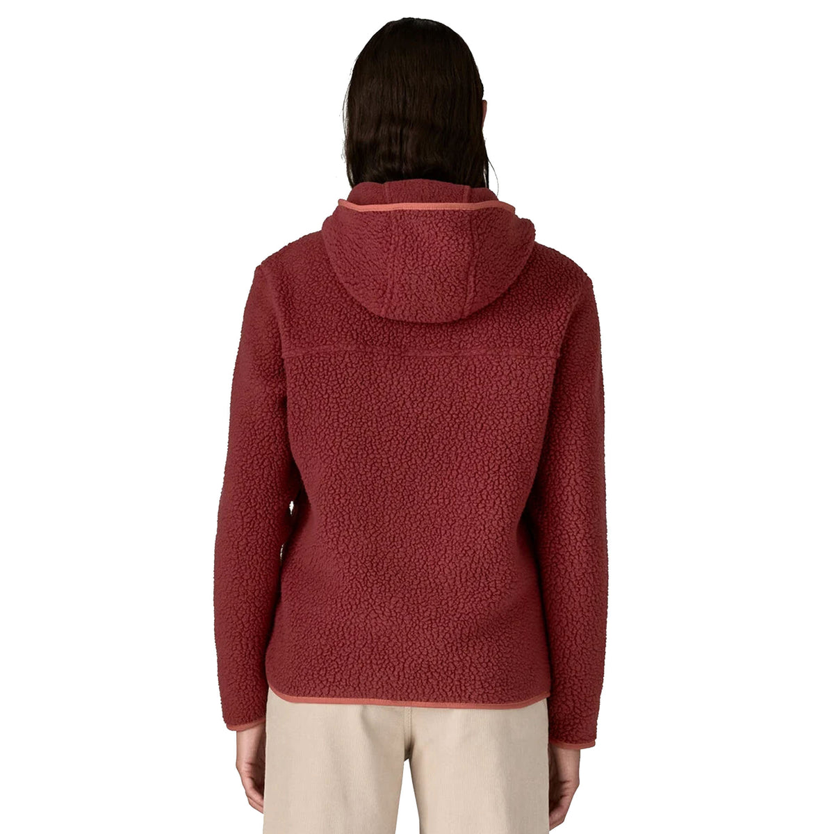 Patagonia Retro Pile Fleece Women's Hoodie - Sequoia Red