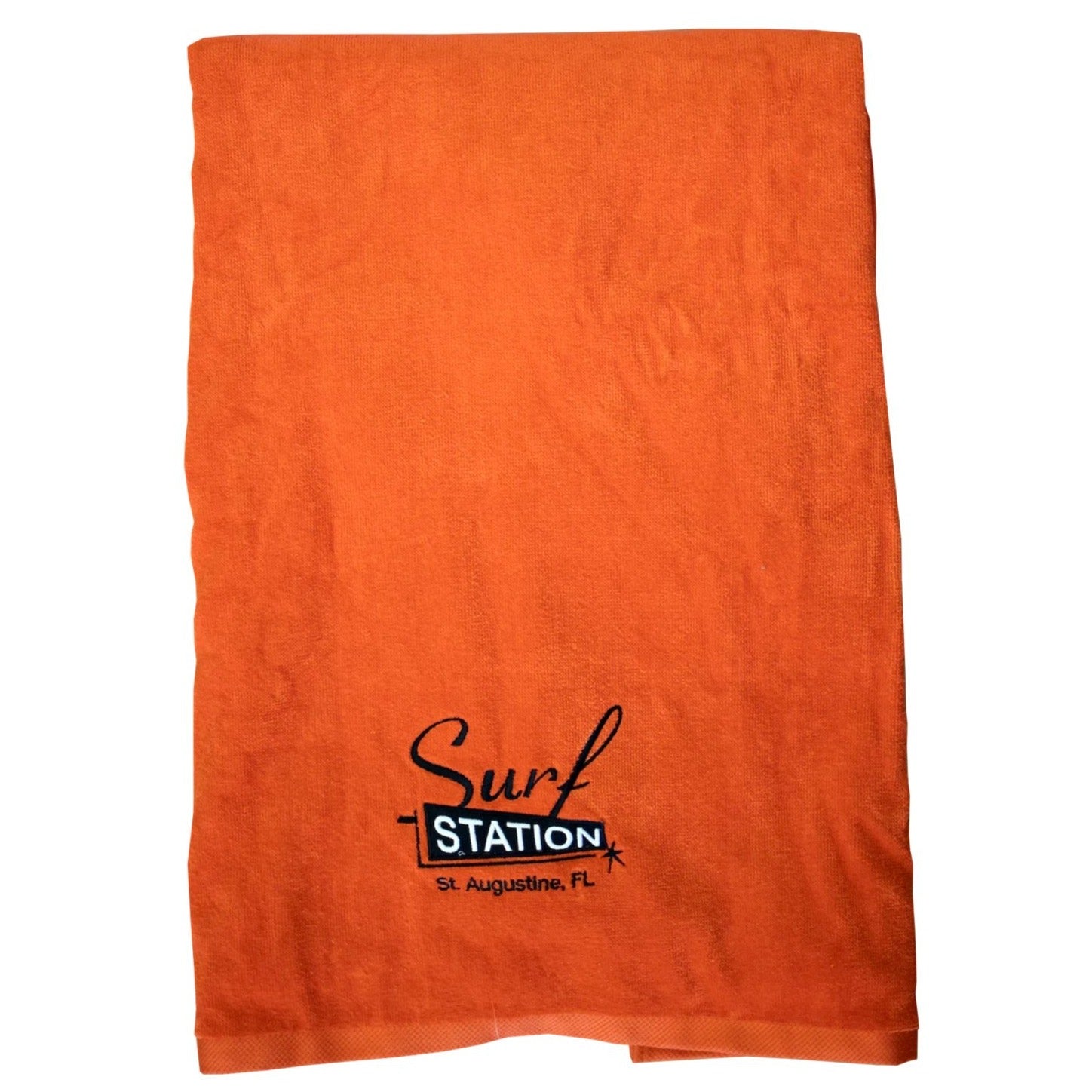 Surf Station Classic Beach Towel - Orange