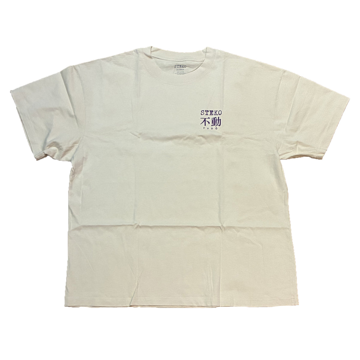 Steko Dragon Fudo Men's S/S Shirt - Off White