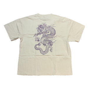 Steko Dragon Fudo Men's S/S Shirt - Off White